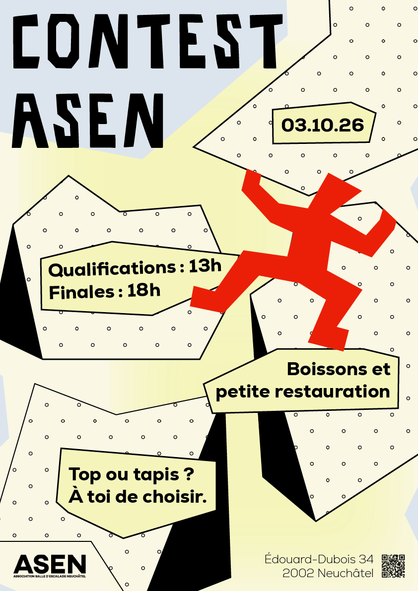 Affiche contest escalade